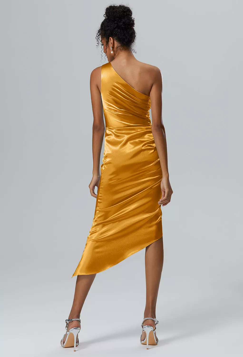 AW Marci Mango  Cocktail Wedding Guest Dresses